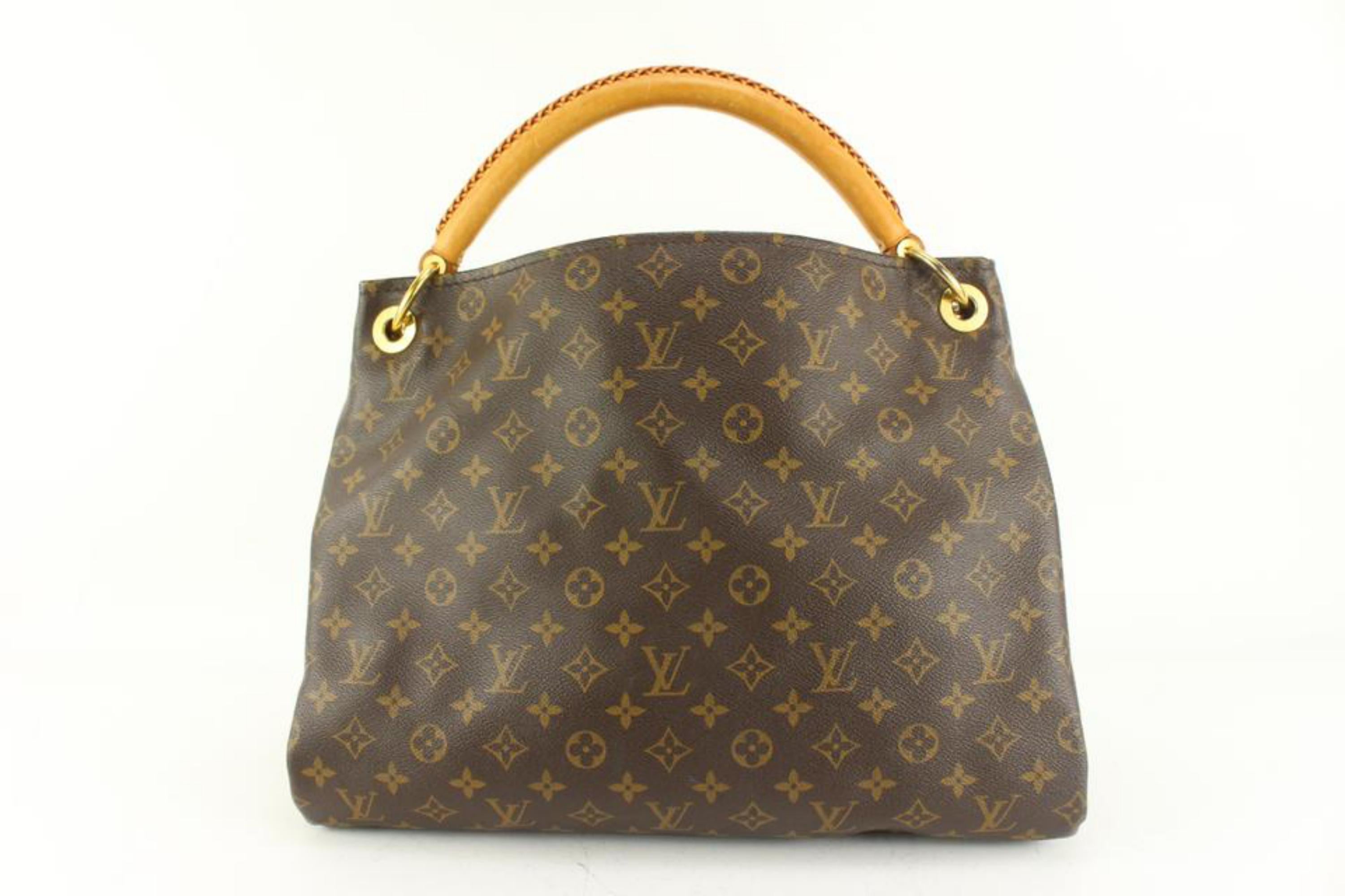 Brown Louis Vuitton Monogram Artsy MM Hobo 2lk68s For Sale