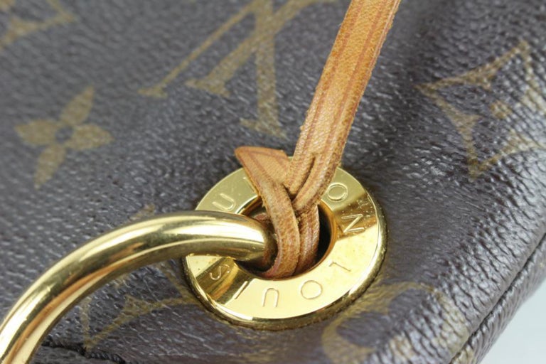 Louis Vuitton Monogram Artsy MM Hobo Bag  10lk830s In Good Condition For Sale In Dix hills, NY