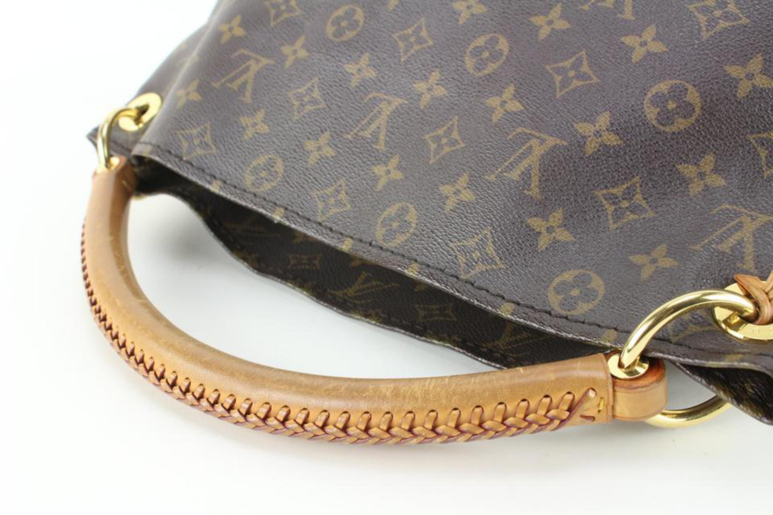 Louis Vuitton Monogram Artsy MM Hobo Bag  10lk830s In Good Condition For Sale In Dix hills, NY