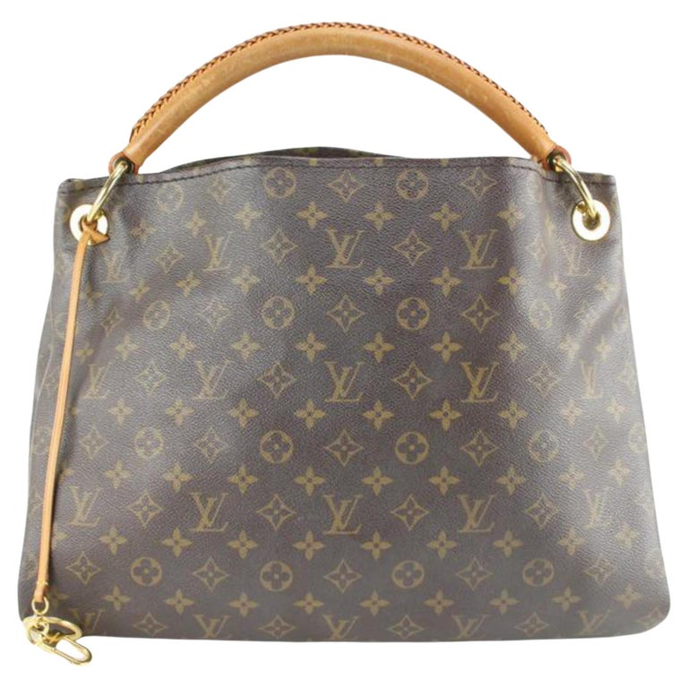 Louis Vuitton Monogram Artsy MM Hobo Bag  10lk830s For Sale