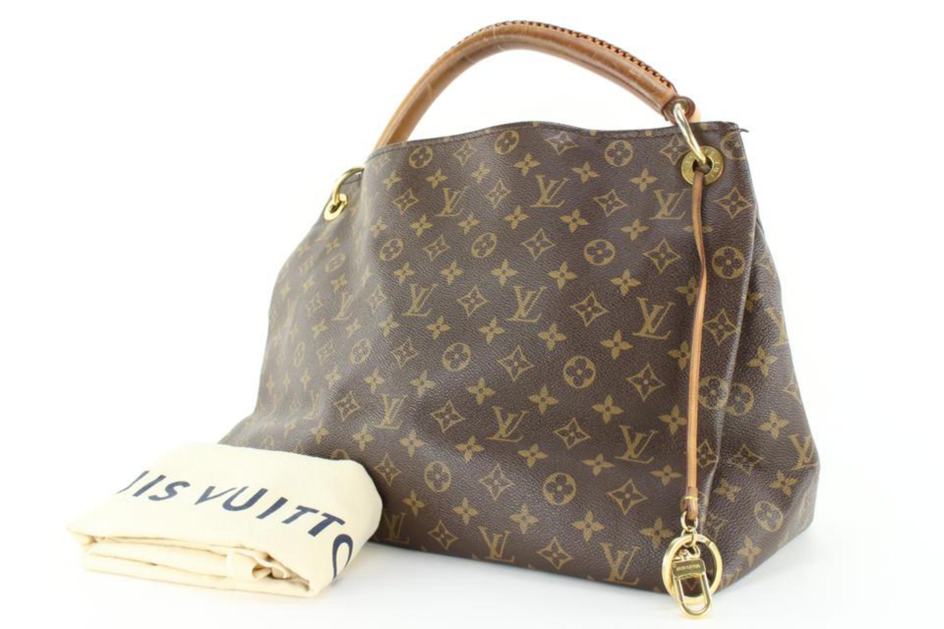 Louis Vuitton Monogram Artsy MM Hobo Bag 10LVJ1027 For Sale 5