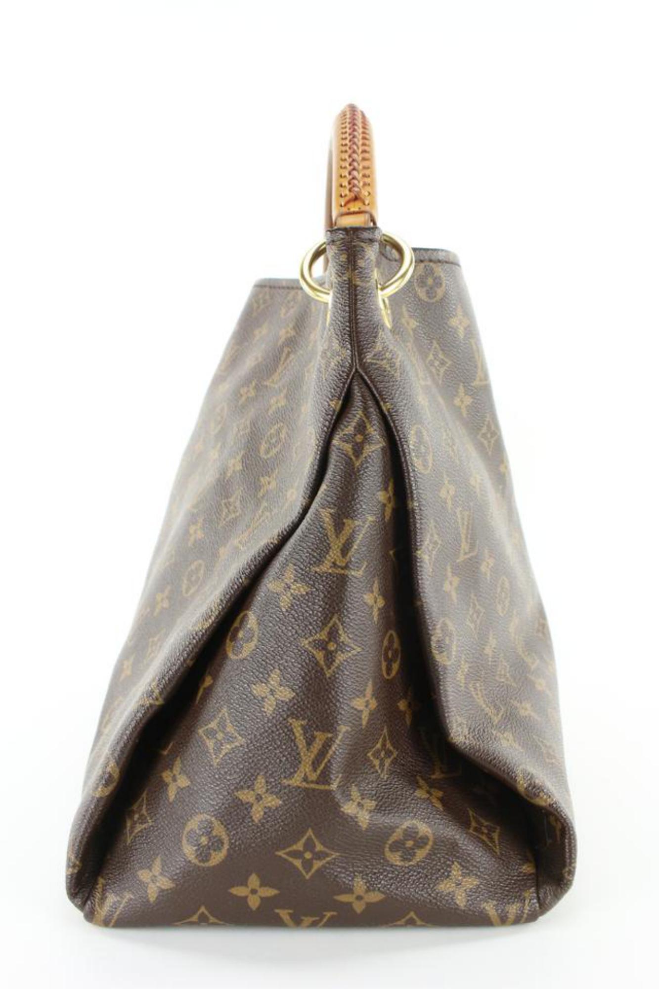 Louis Vuitton Monogram Artsy MM Hobo Bag 10LVJ1027 In Good Condition For Sale In Dix hills, NY