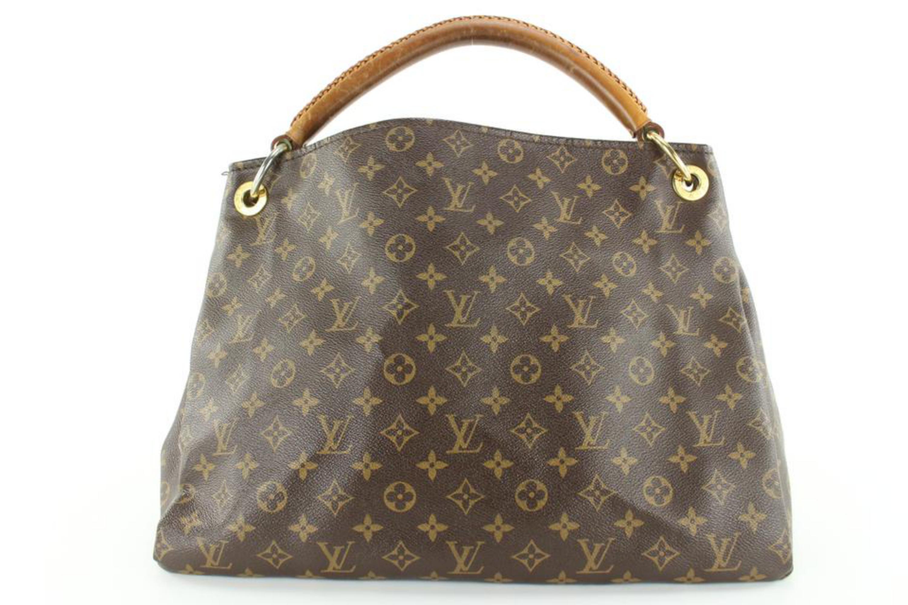 Women's Louis Vuitton Monogram Artsy MM Hobo Bag 10LVJ1027 For Sale