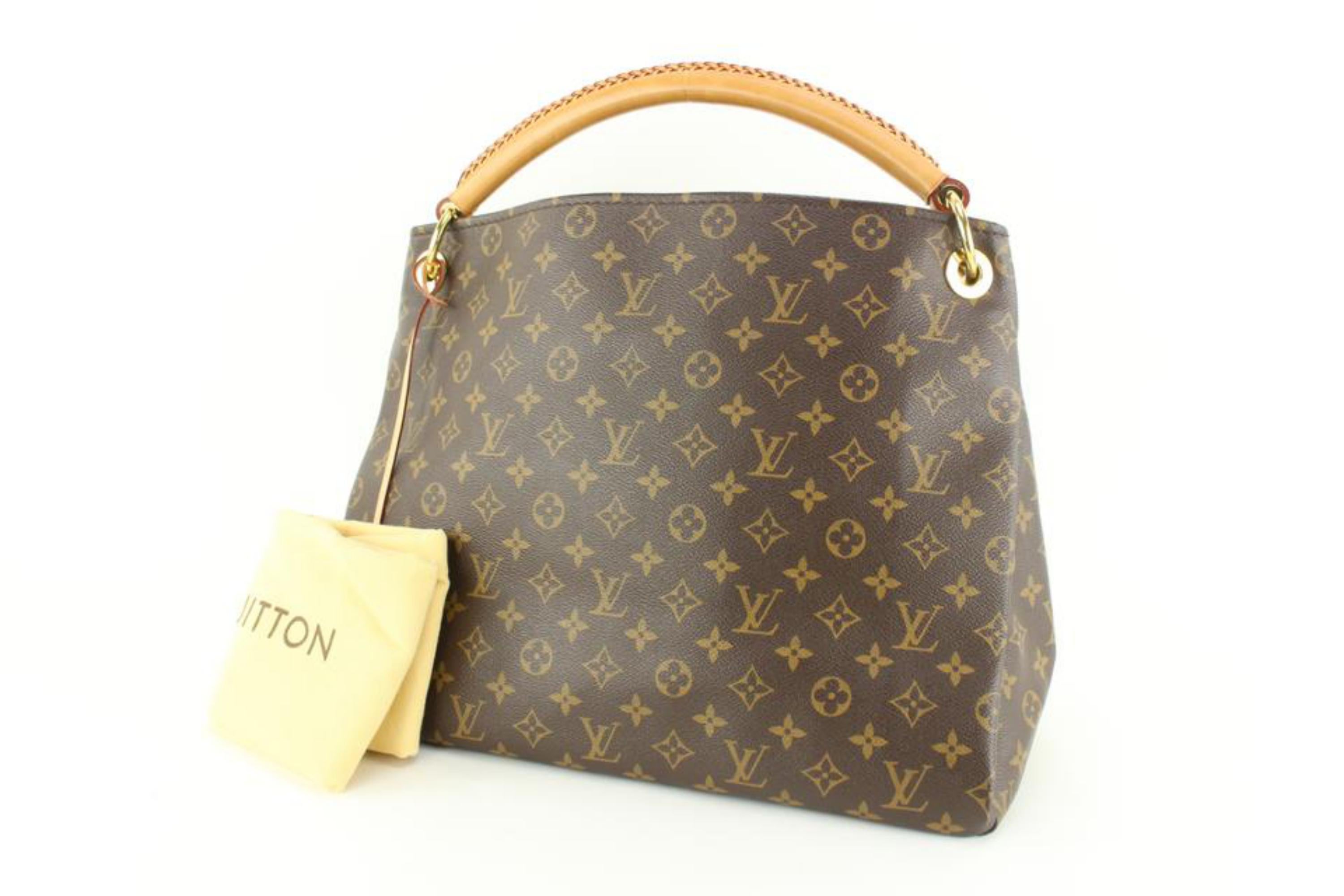 Louis Vuitton Monogram Artsy MM Hobo Bag 21lz69s For Sale 5