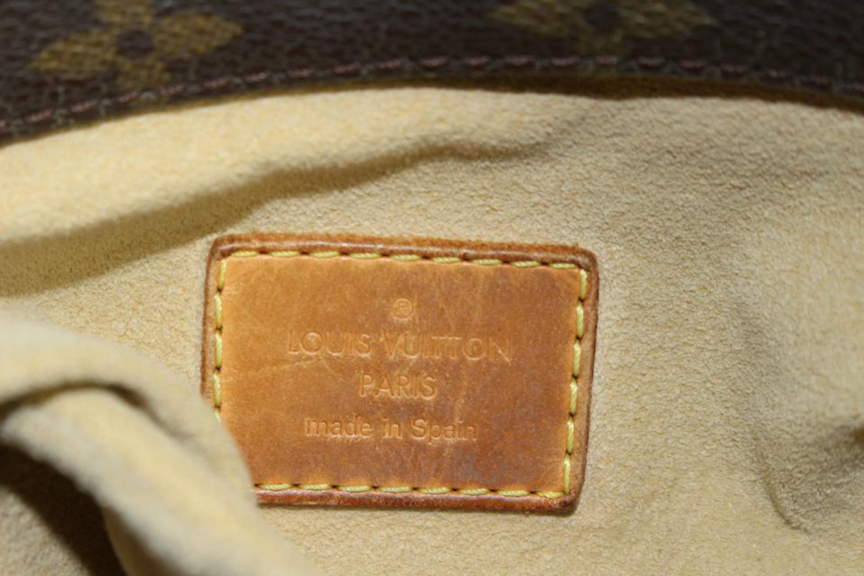 Gray Louis Vuitton Monogram Artsy MM Hobo Bag Braided Handle 57lz421s For Sale