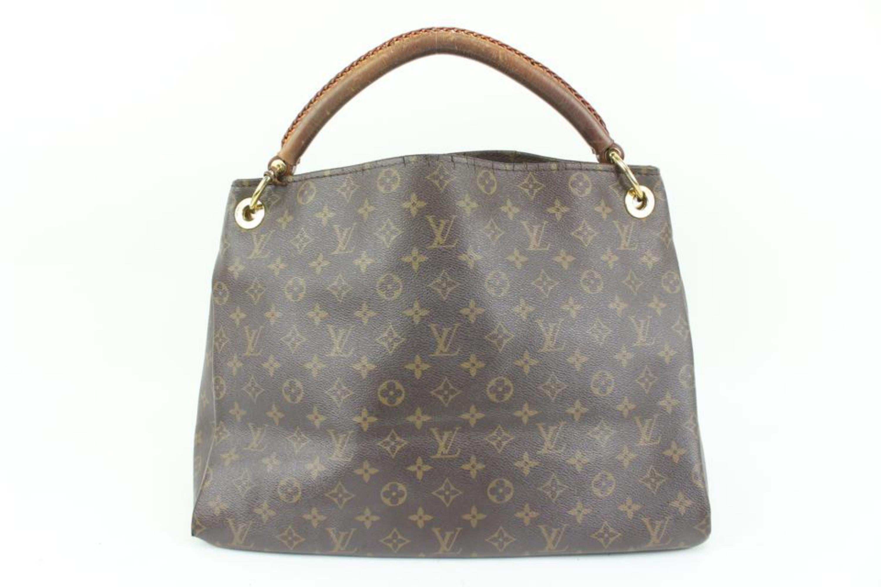 Louis Vuitton Monogram Artsy MM Hobo Bag Braided Handle 57lz421s For Sale 1