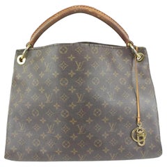 Used Louis Vuitton Monogram Artsy MM Hobo Bag Braided Handle 57lz421s