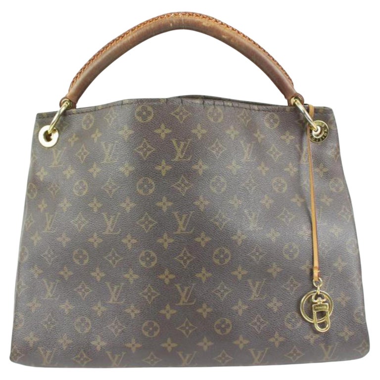 Louis Vuitton Monogram Artsy MM Hobo Bag Braided Handle 57lz421s For Sale  at 1stDibs