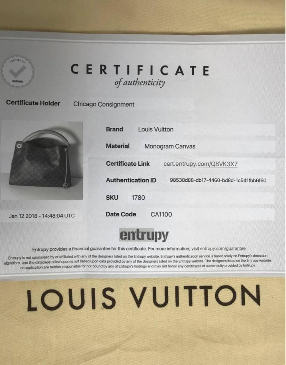 MODEL - Louis Vuitton Monogram Artsy MM

CONDITION - Very Good.  Light to medium vachette free of watermarks. Very light darkening on the underside of braided strap.  Bright and shiny hardware.  Piece maintains original shape without creases or