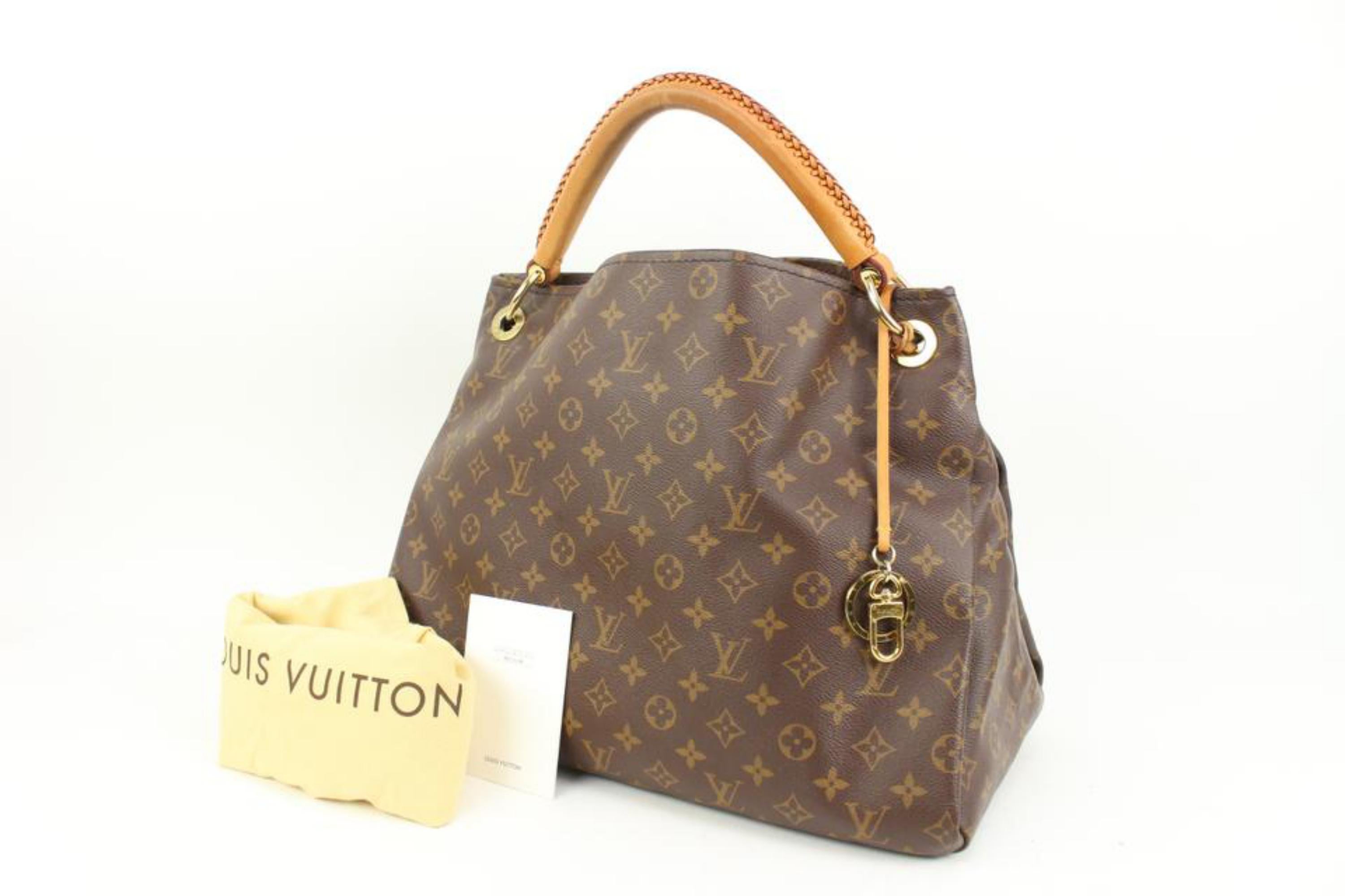 Louis Vuitton Monogram Artsy MM Hobo with Braided Handle 48lk62
Date Code/Serial Number: SD1197
Made In: U.S.A
Measurements: Length:  16.5