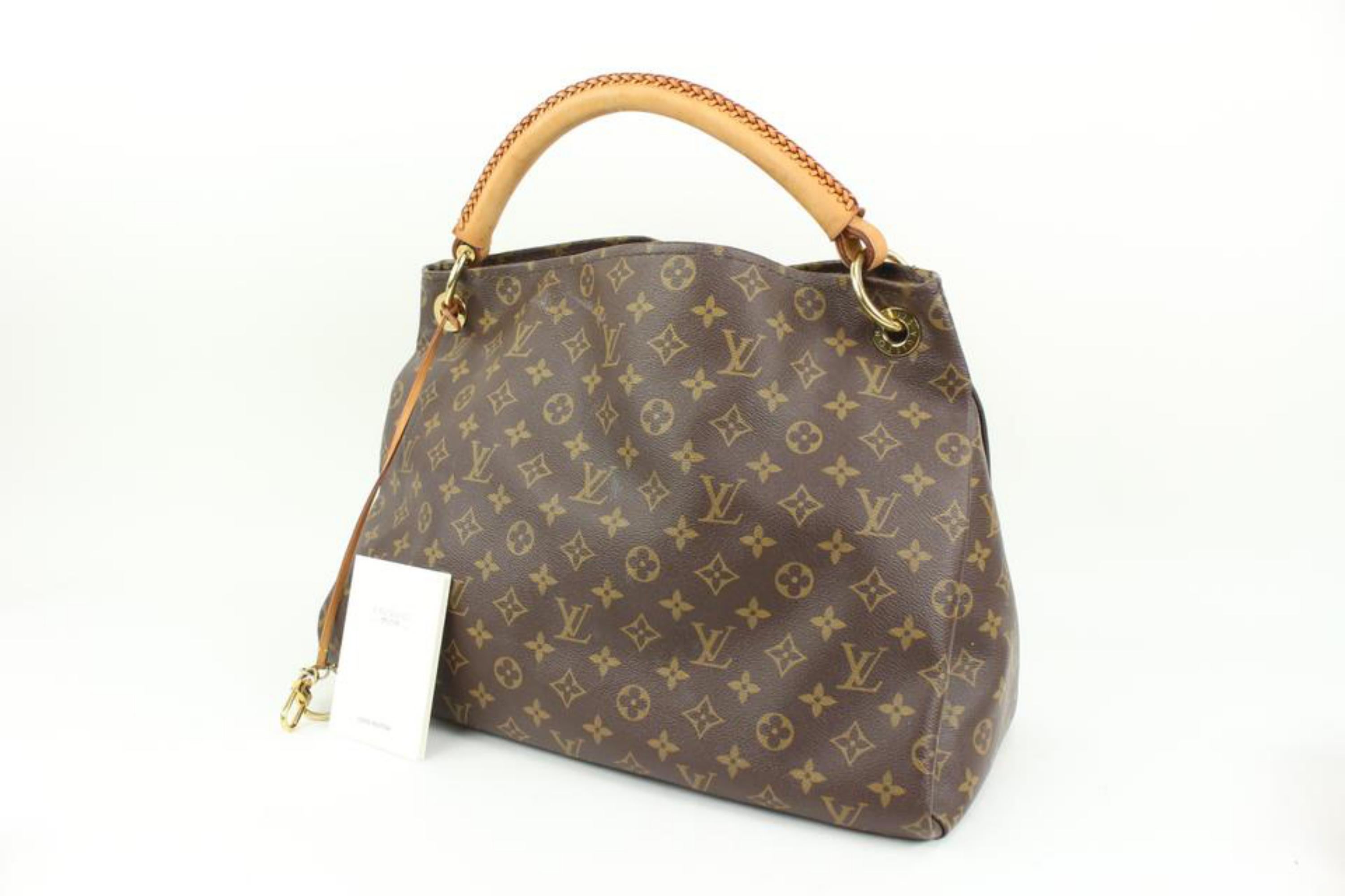 Louis Vuitton Monogram Artsy MM Hobo with Braided Handle 48lz60
Date Code/Serial Number: SD5105
Made In: U.S.A
Measurements: Length:  16.5