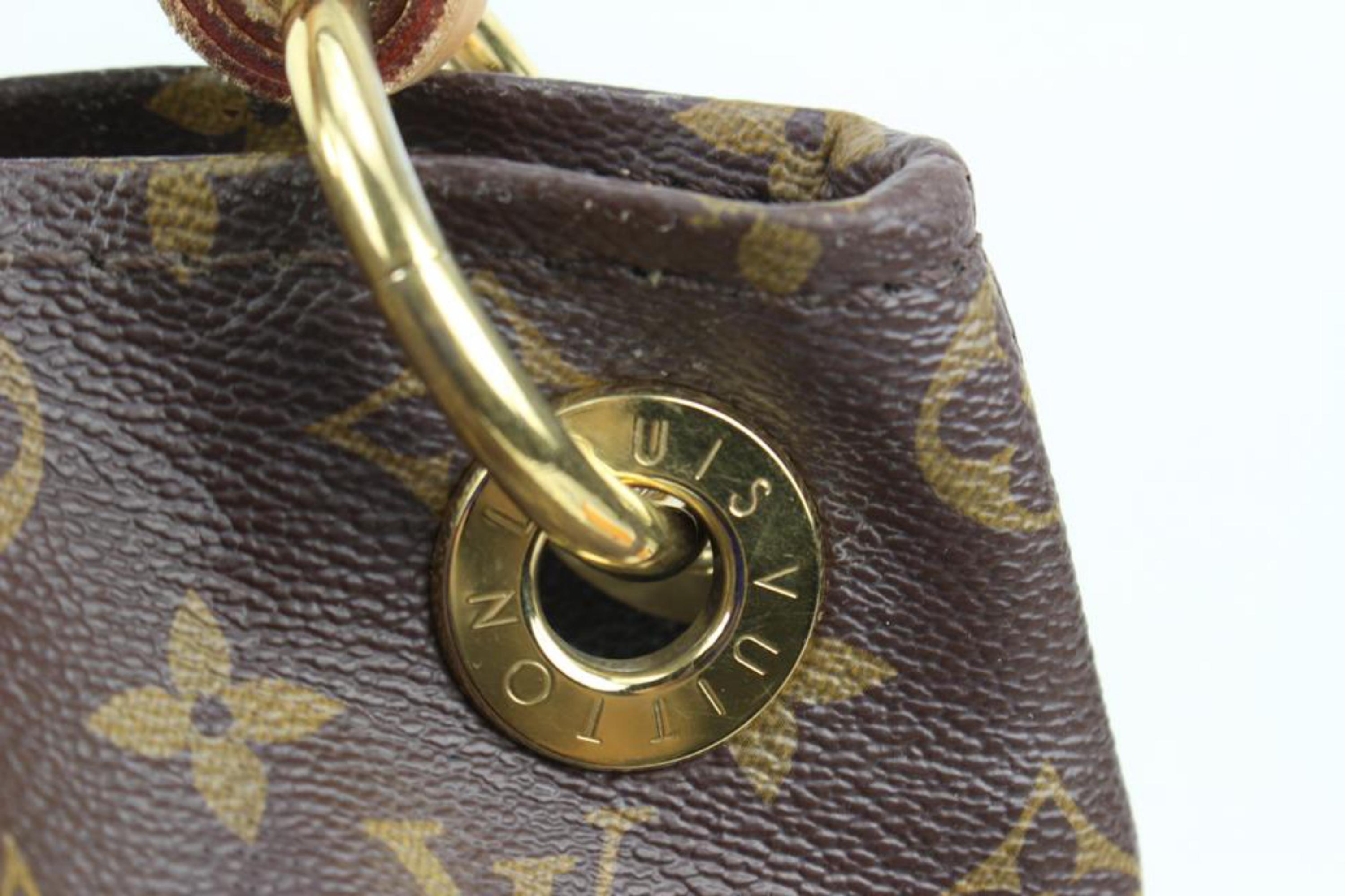 Women's Louis Vuitton Monogram Artsy MM Hobo with Braided Handle 48lz60 For Sale