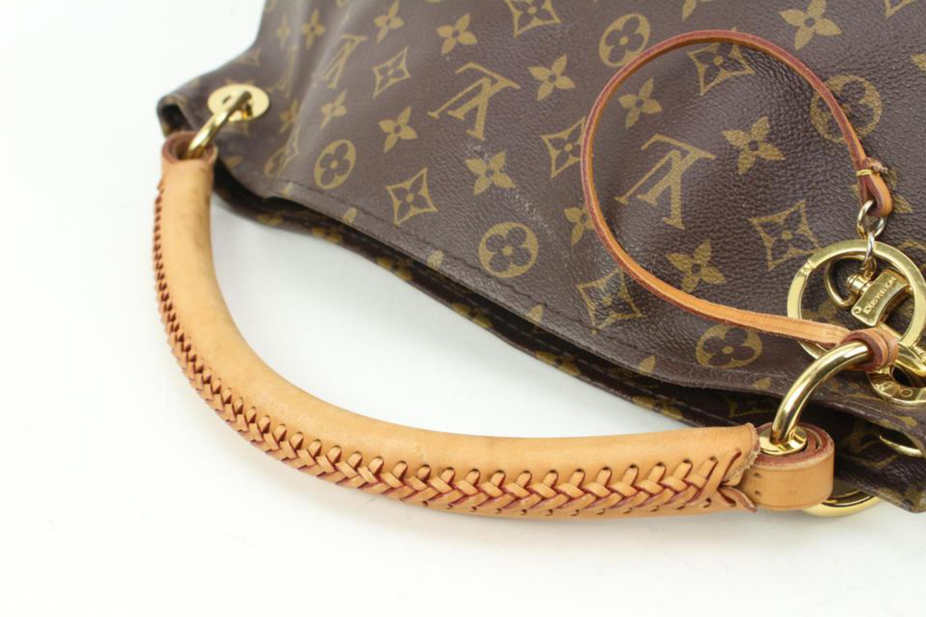 Louis Vuitton Monogram Artsy MM Hobo with Braided Handle 48lz60 For Sale 1