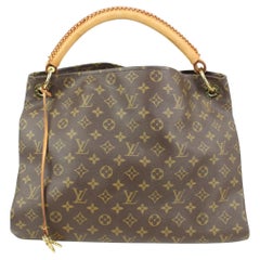 Louis Vuitton - Sac Hobo Artsy MM avec poignée tressée et monogramme, 48lz60