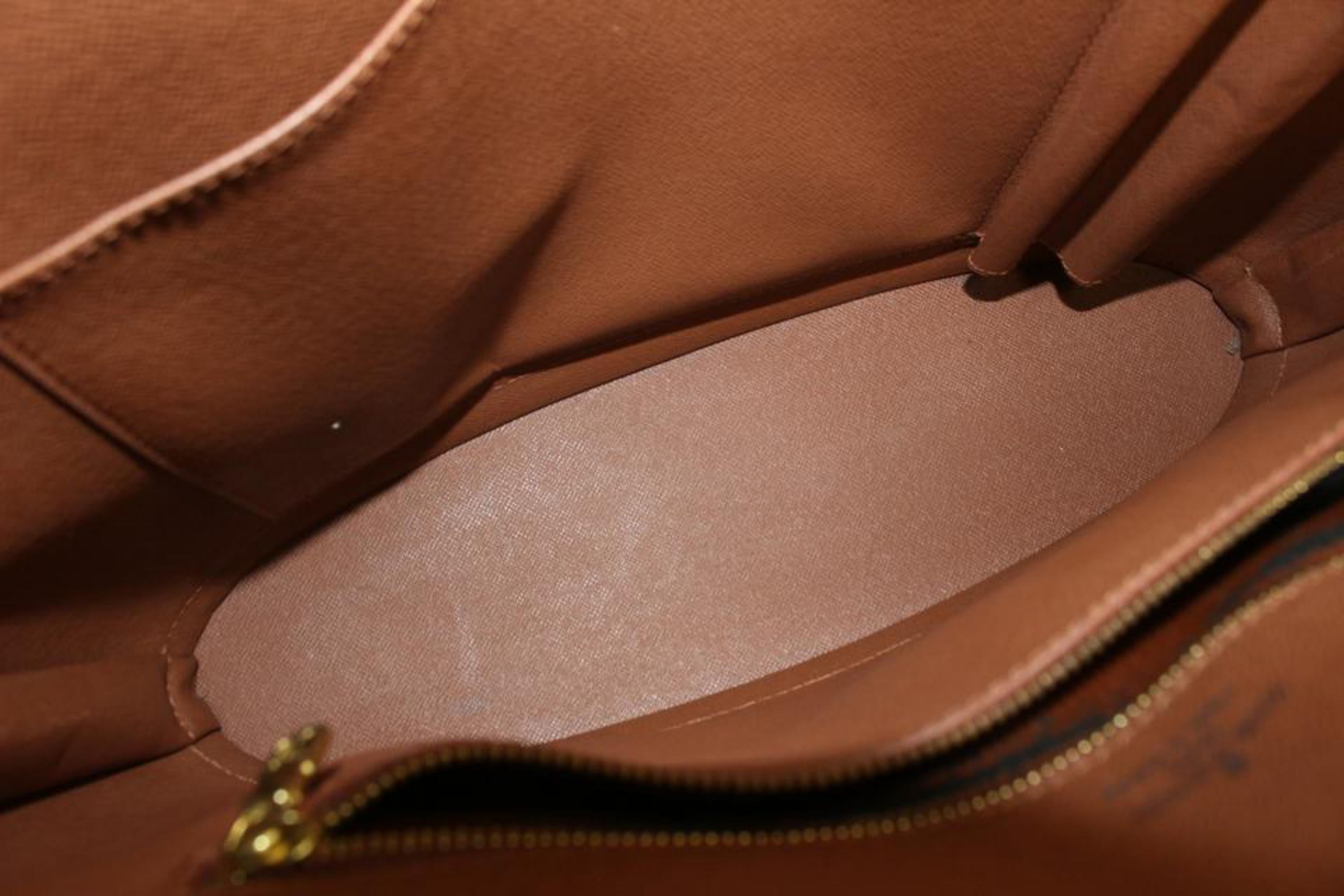 Louis Vuitton Monogram Babylone Zip Tote Shoulder Bag 80lv221s In Good Condition In Dix hills, NY