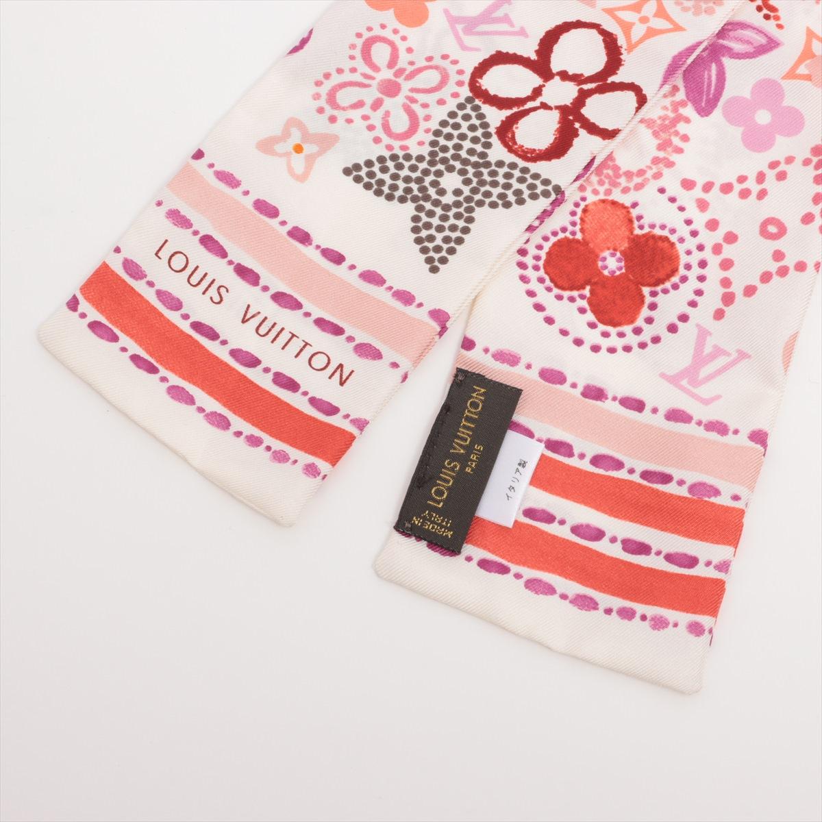White Louis Vuitton Monogram Bandeau Multicolor Peach