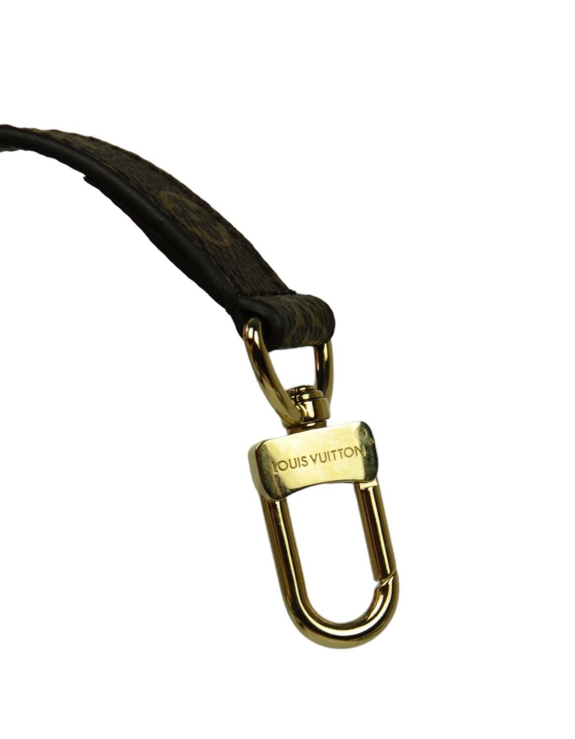 Louis Vuitton Monogram Bandouliere Strap In Excellent Condition In New York, NY