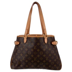 LOUIS VUITTON Monogram Batignolles Horizontal Brown Tote