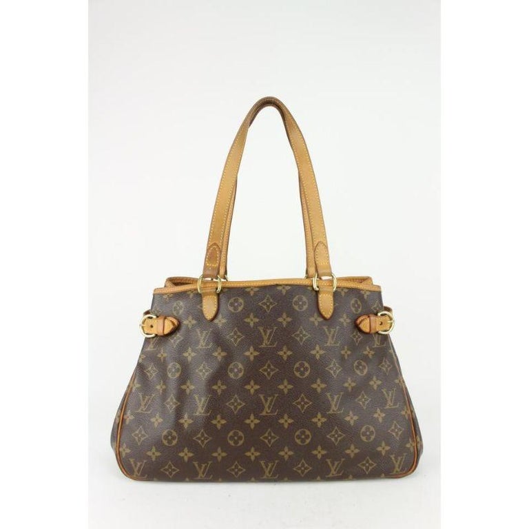 Louis Vuitton Monogram Batignolles Horizontal Shopper Bag Brown