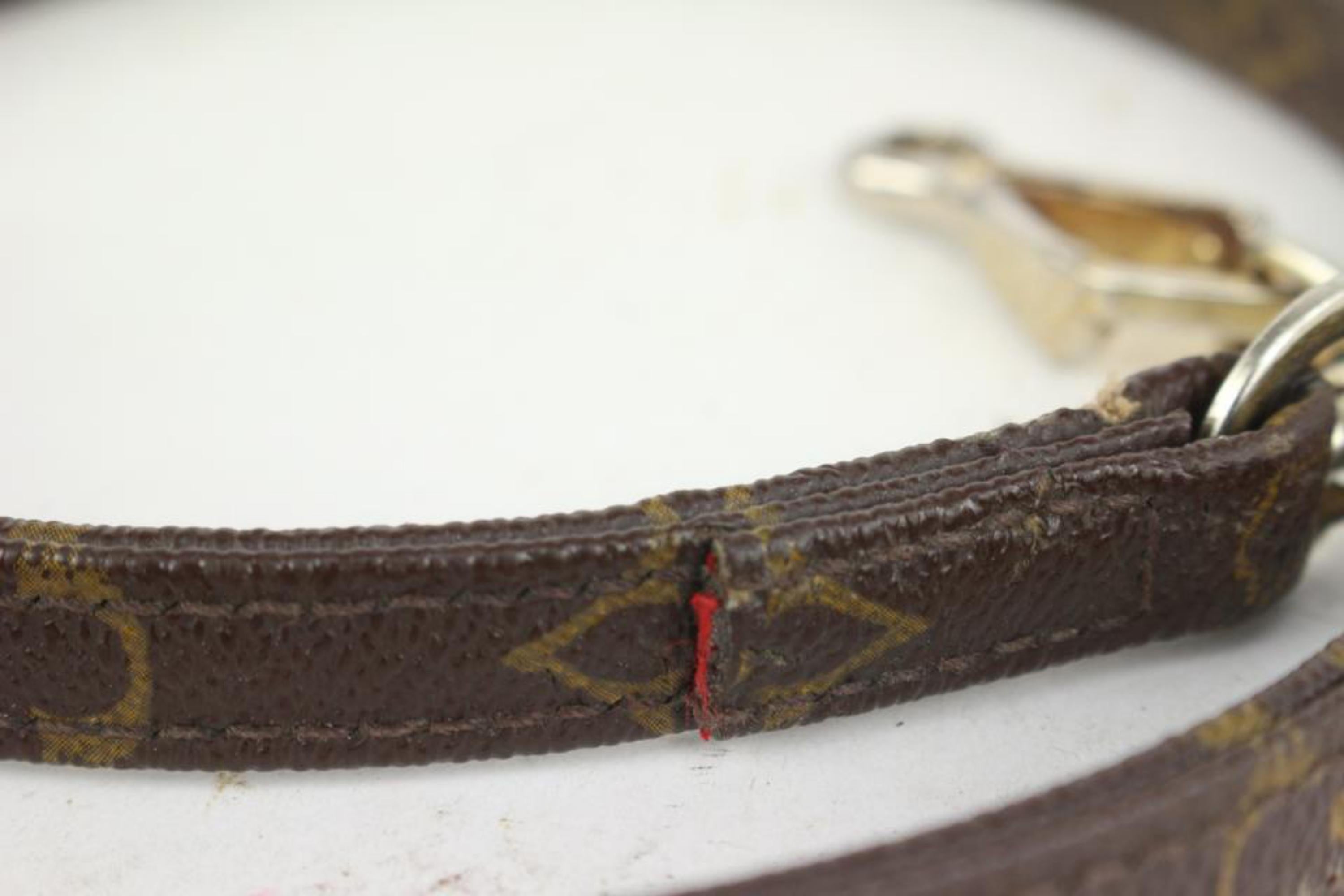 Louis Vuitton Monogram Baxter Leash 1020lv41 For Sale 1