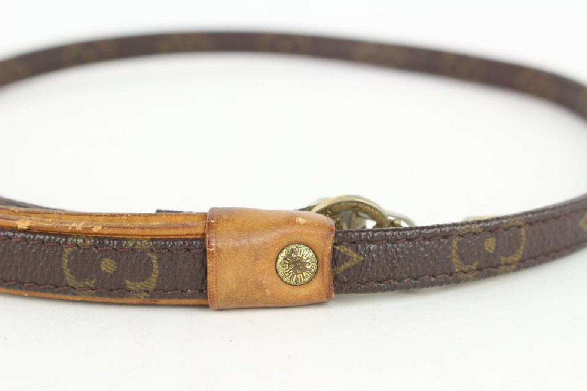 Guinzaglio e collare Louis Vuitton Monogram Baxter 1012lv33 in vendita 1