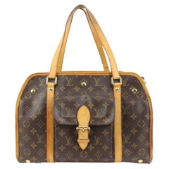 Louis Vuitton Monogram Baxter MM Dog Carrier Pet Bag 83lv221s