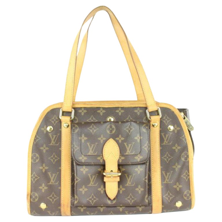 Louis Vuitton // Brown Monogram Sac Chien 40 Pet Carrier Bag – VSP  Consignment