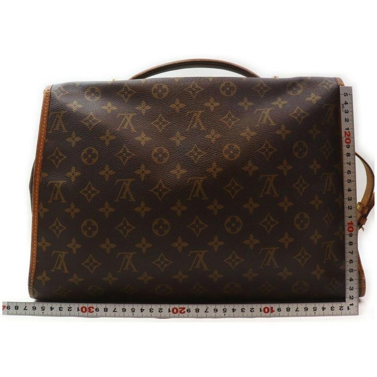 Louis Vuitton Bel Air Beverly With Strap Two Way Satchel Brown 