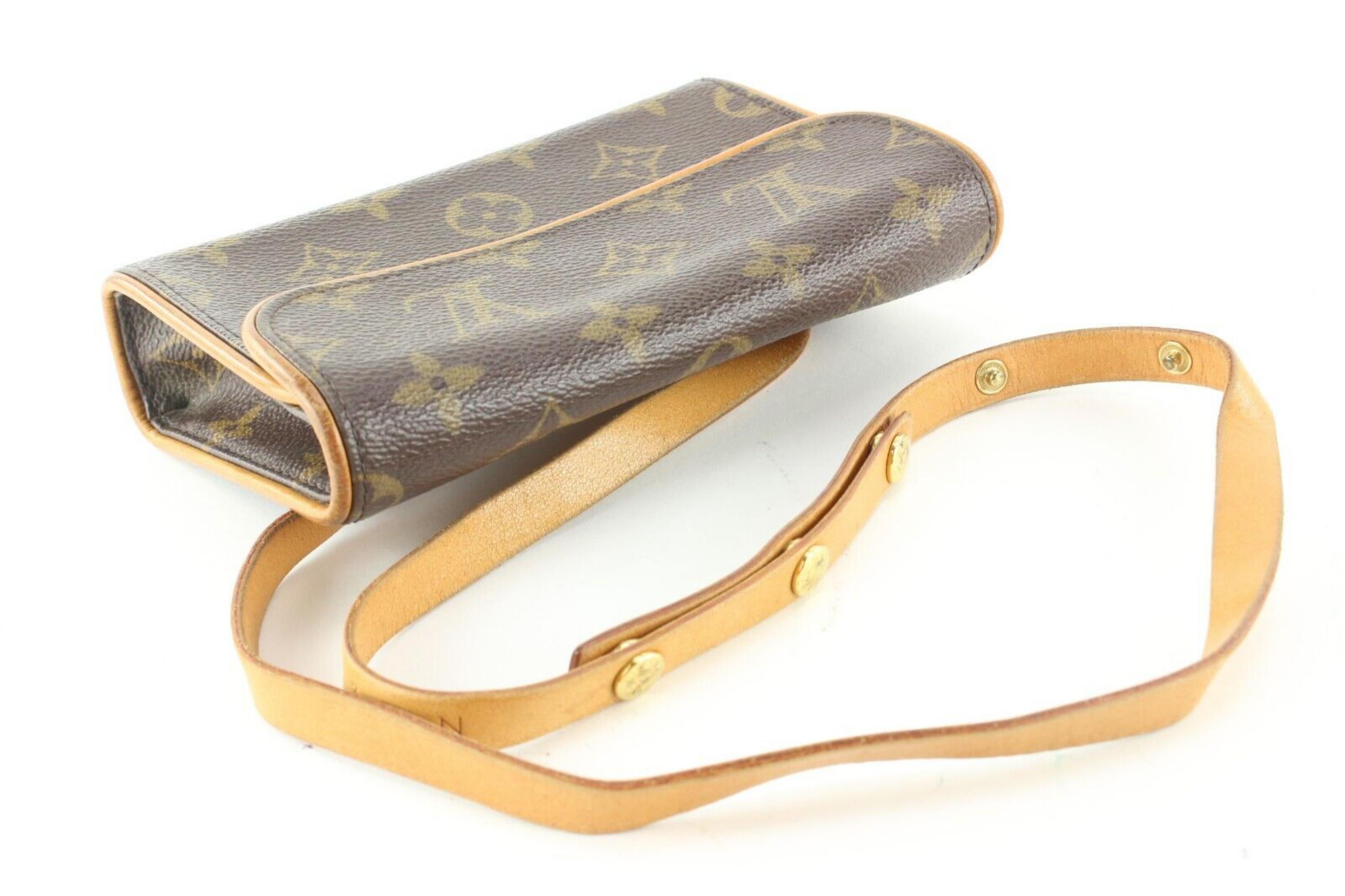 Louis Vuitton Monogram Belt Bag Pochette Florentine 1LV0501 For Sale 5