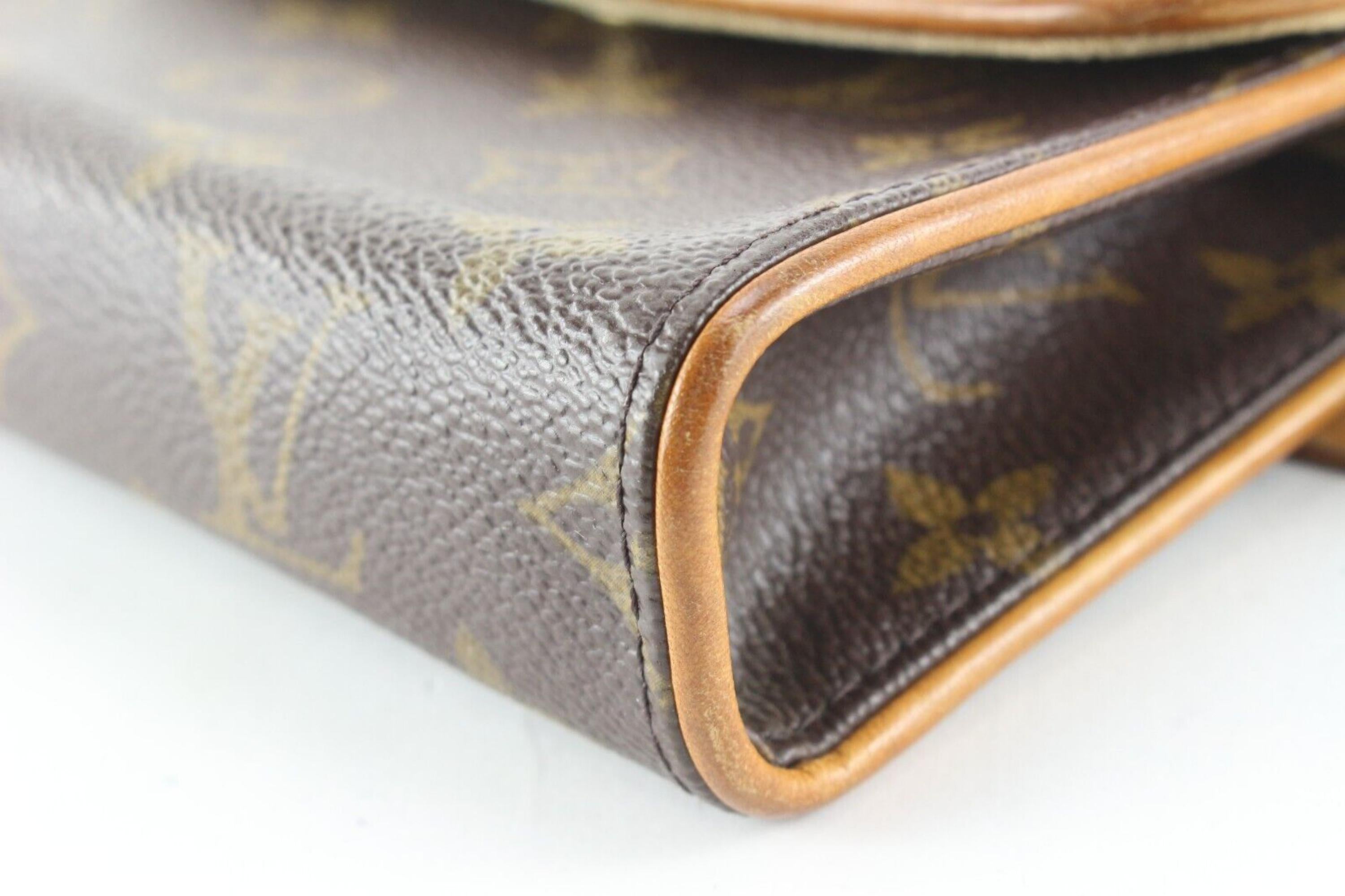 Louis Vuitton Monogram Belt Bag Pochette Florentine 1LV0501 For Sale 6