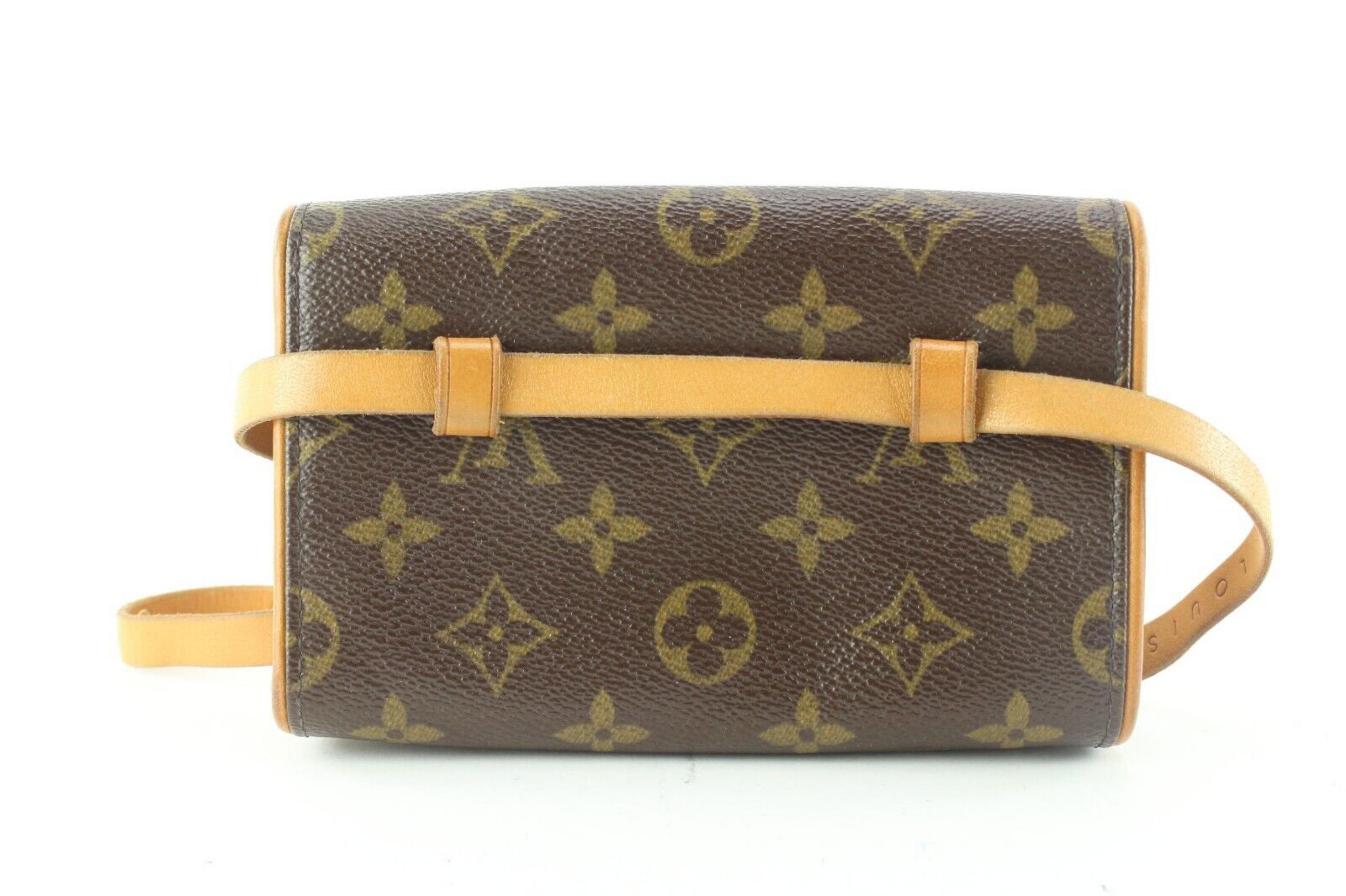 Louis Vuitton Monogram Belt Bag Pochette Florentine 1LV0501 For Sale 1