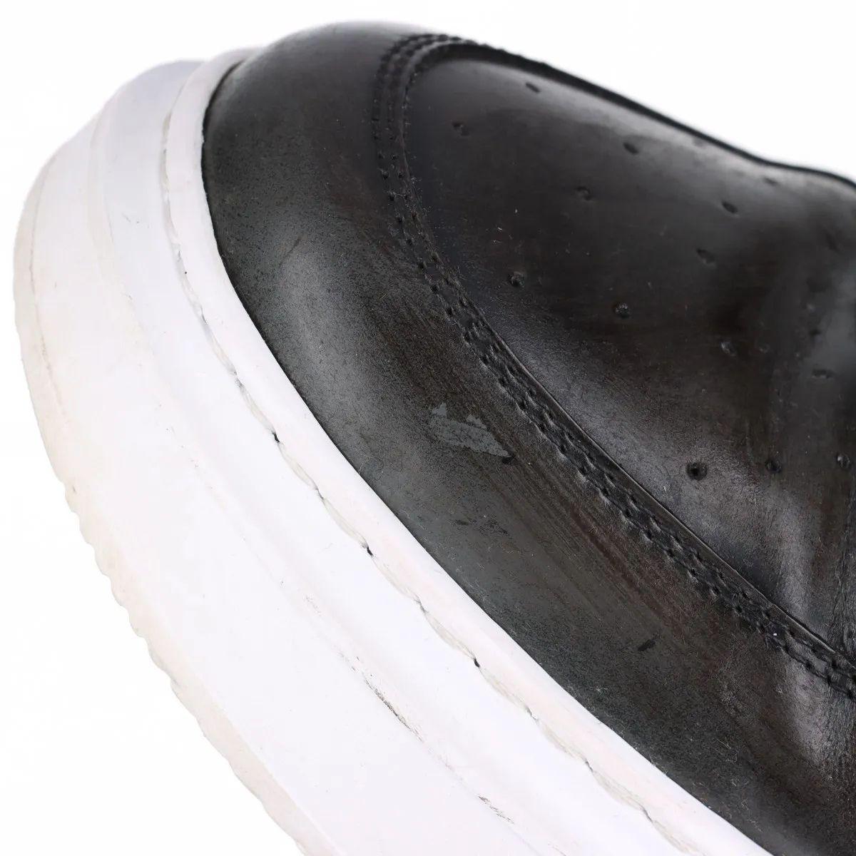 Louis Vuitton Monogram Beverly Hills Leder Turnschuhe Schwarz im Angebot 9