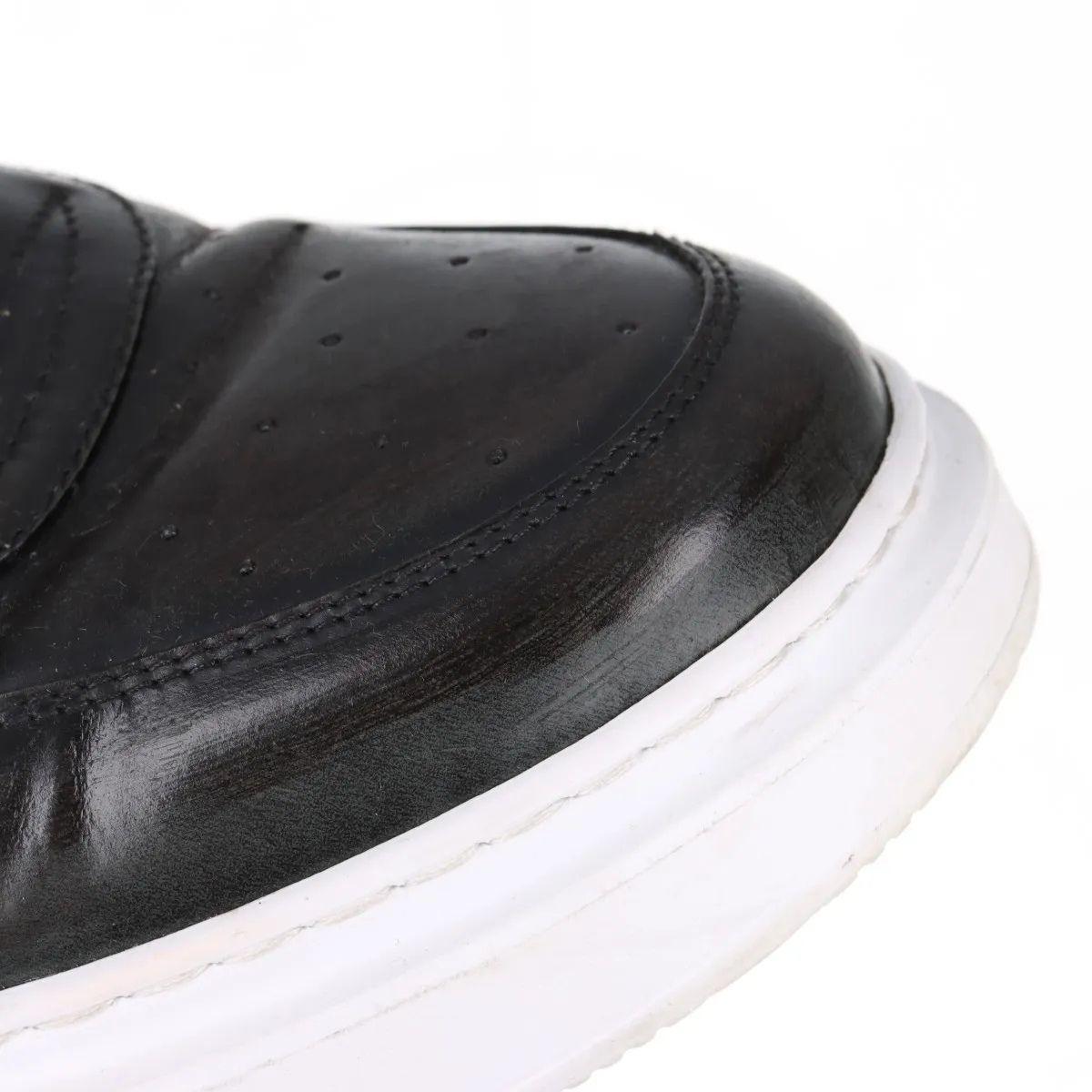 Louis Vuitton Monogram Beverly Hills Leder Turnschuhe Schwarz im Angebot 12