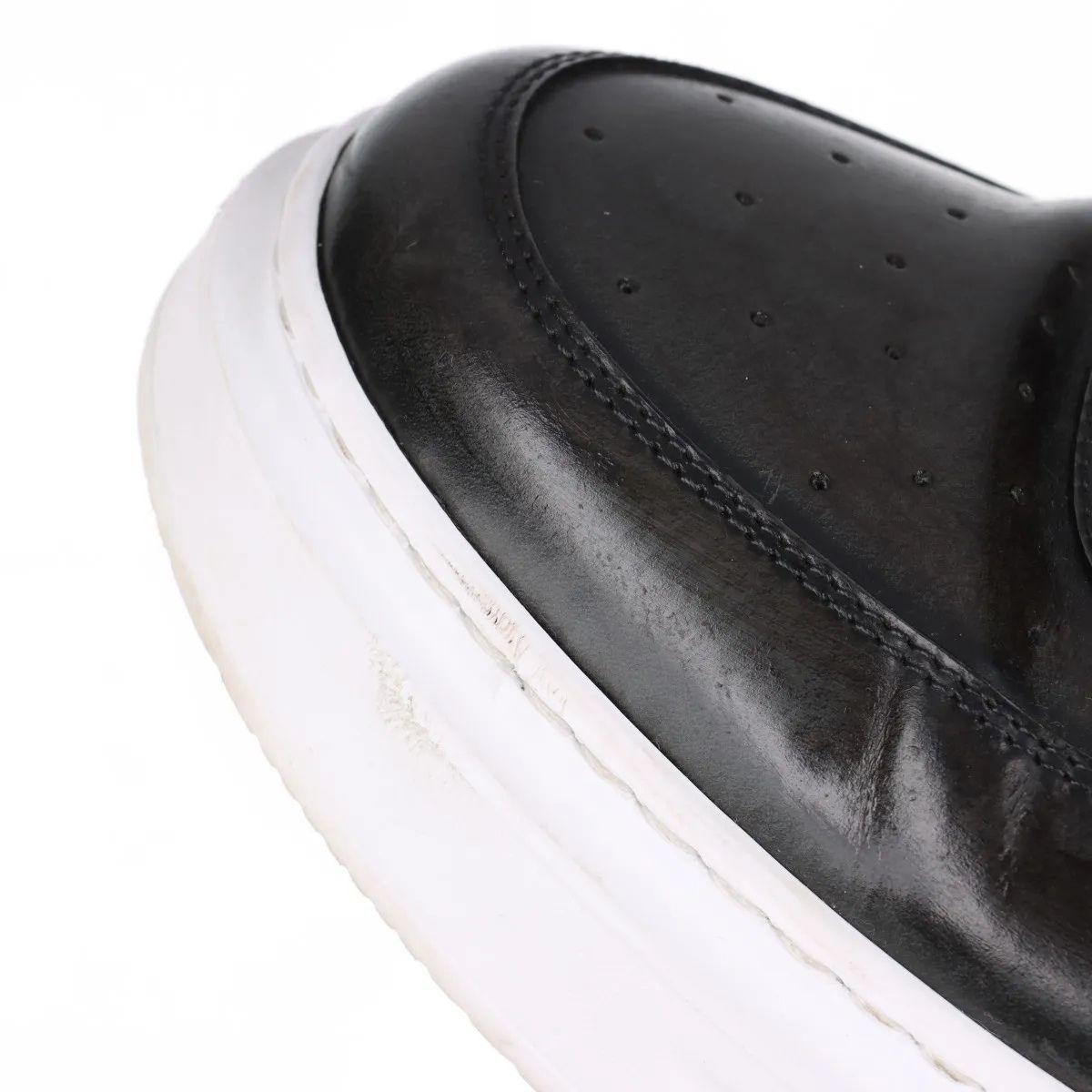Louis Vuitton Monogram Beverly Hills Leder Turnschuhe Schwarz im Angebot 5