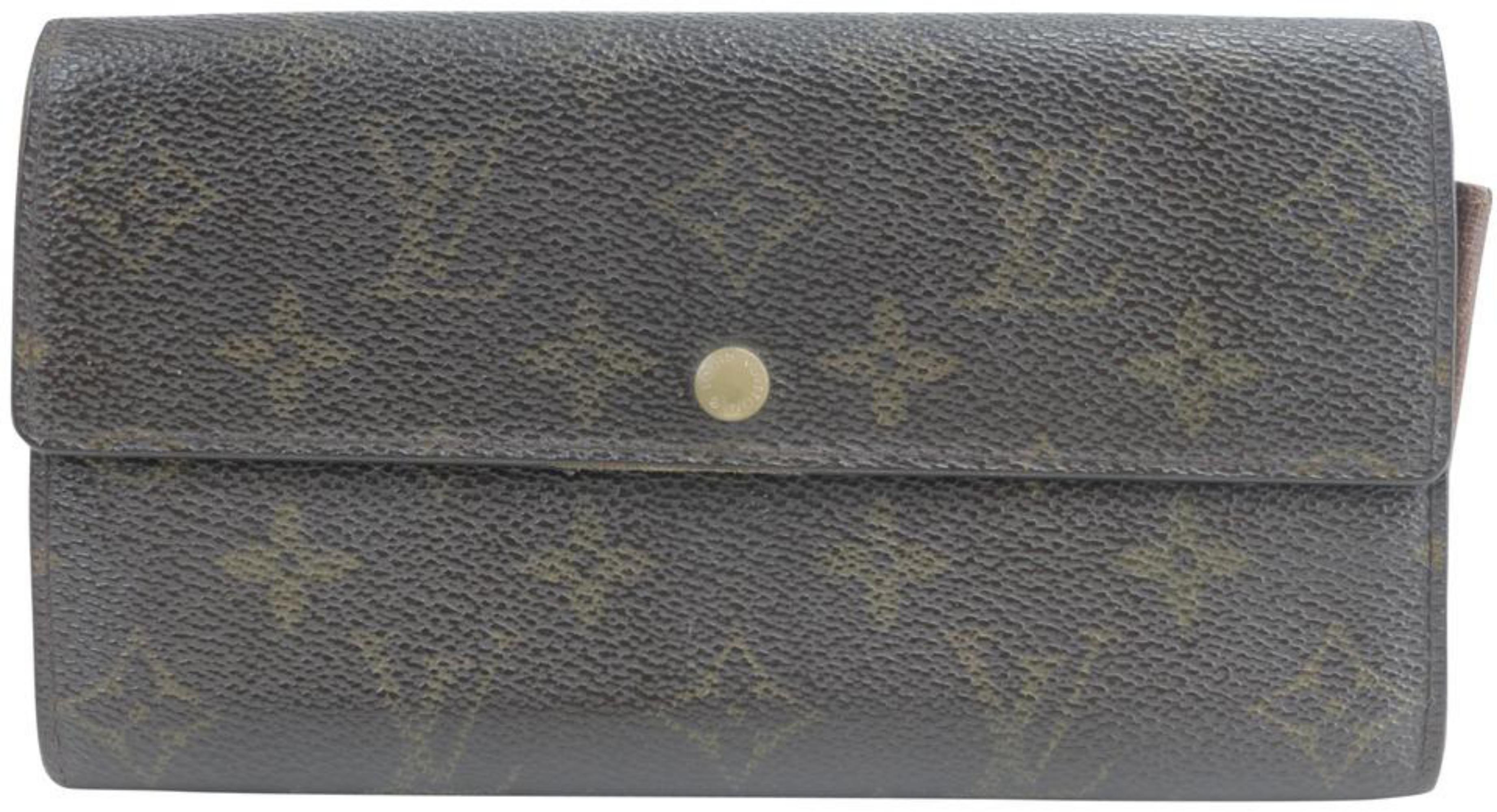 Louis Vuitton Monogram Bifold Long Sarah Porte Tresor 3L1017a 7