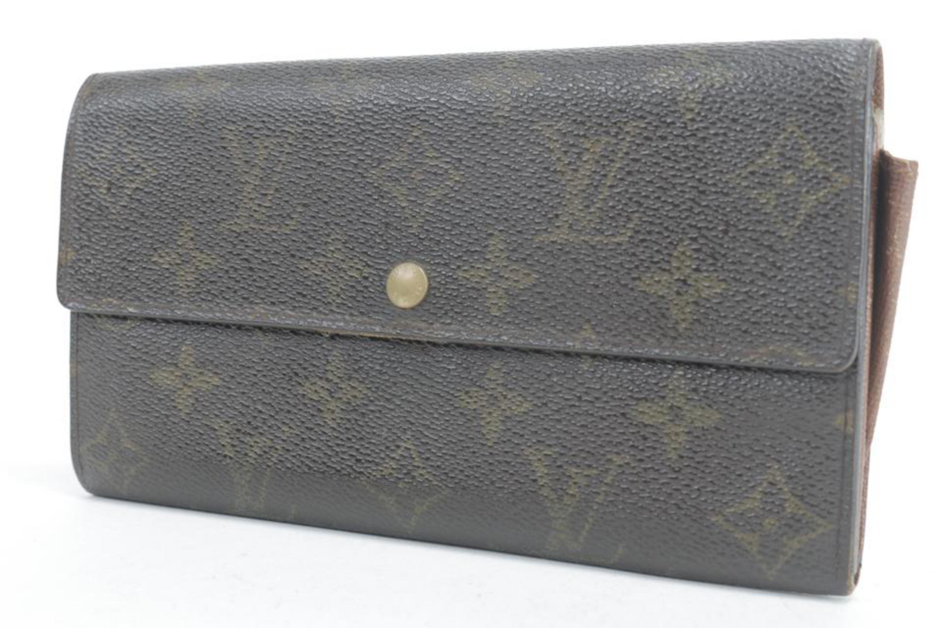 Louis Vuitton Monogram Bifold Long Sarah Porte Tresor 3L1017a 9