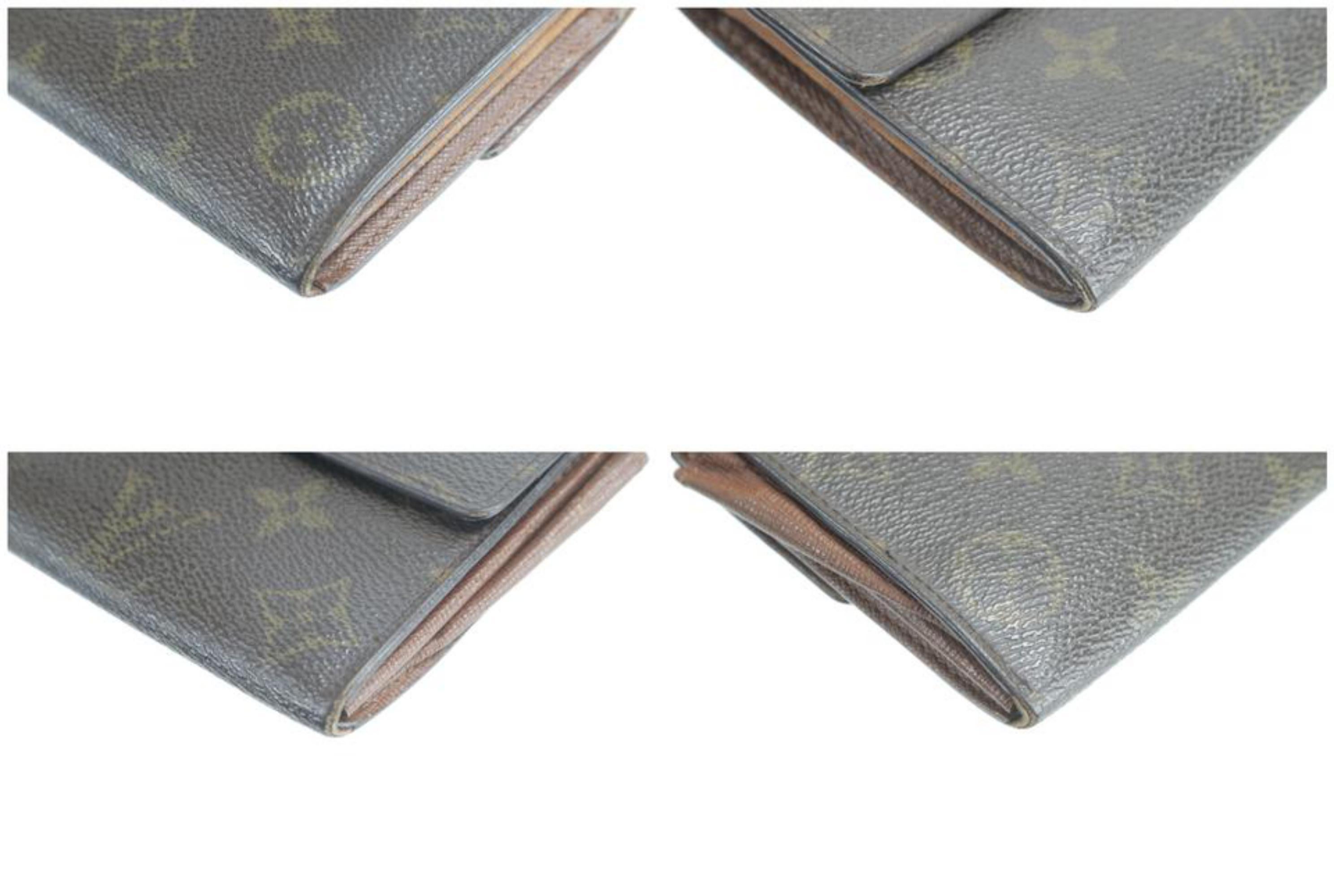 Louis Vuitton Monogram Bifold Long Sarah Porte Tresor 3L1017a 1