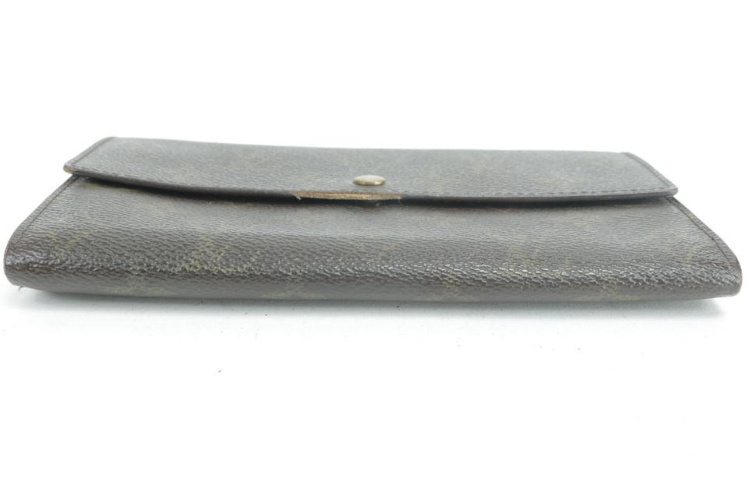 Louis Vuitton Monogram Bifold Long Sarah Porte Tresor 3L1017a 3