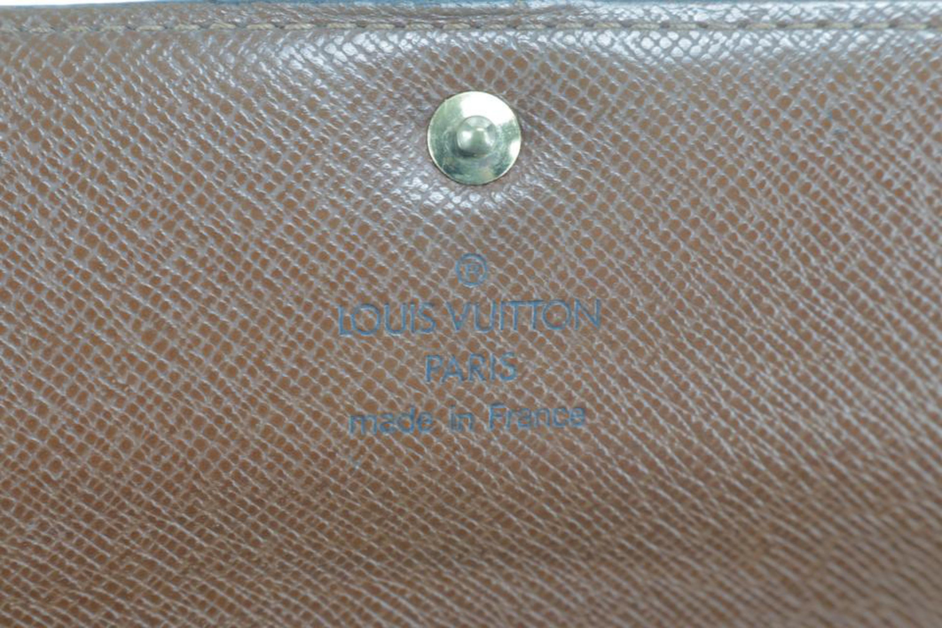 Louis Vuitton Monogram Bifold Long Sarah Porte Tresor 3L1017a 4