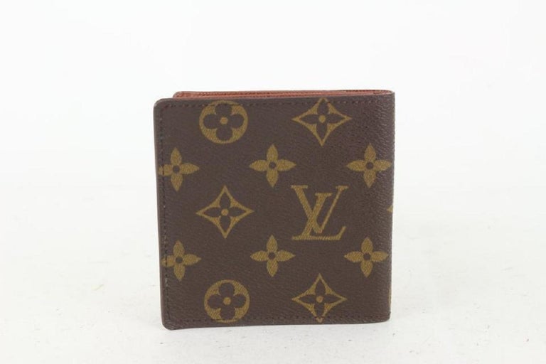 Louis Vuitton Monogram Bifold Men's Wallet Slender Marco Florin Multiple 825lv64 For Sale 2