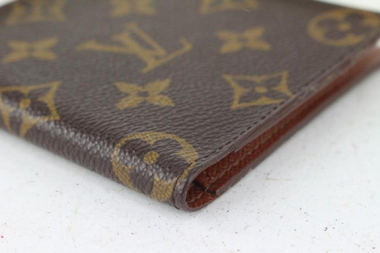 Louis Vuitton Monogram Bifold Men's Wallet Slender Marco Florin Multiple 825lv64 For Sale 4