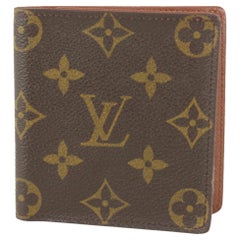 Louis Vuitton Monogram Bifold Men's Wallet Slender Marco Florin Multiple 825lv64