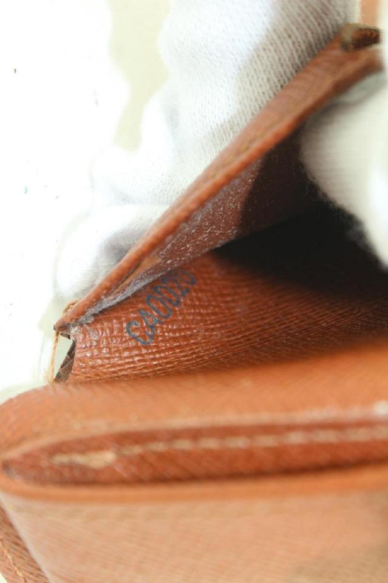 Brown Louis Vuitton Monogram Bifold Slender Marco Florin Multiple Men's Wallet For Sale