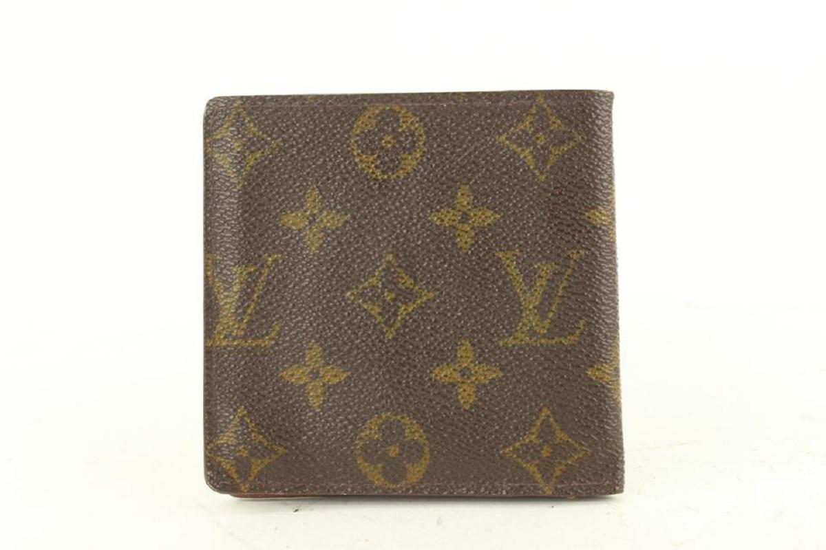Louis Vuitton Monogram Bifold Slender Marco Florin Multiple Men's Wallet For Sale 2