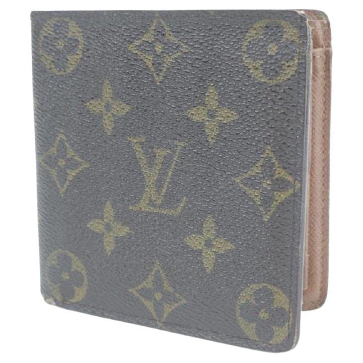 Louis Vuitton Monogram Bifold Wallet Men's Marco Florin Slender