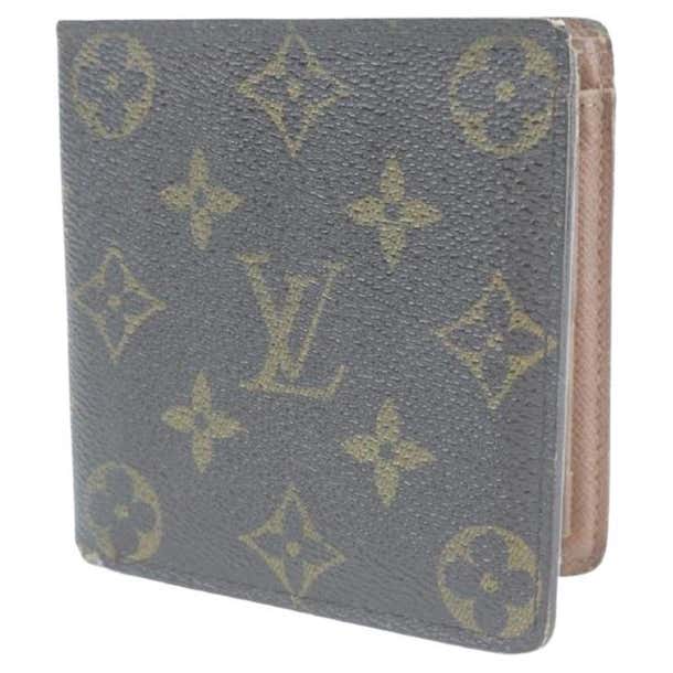 Louis Vuitton Monogram Bifold Wallet Men's Marco Florin Slender ...