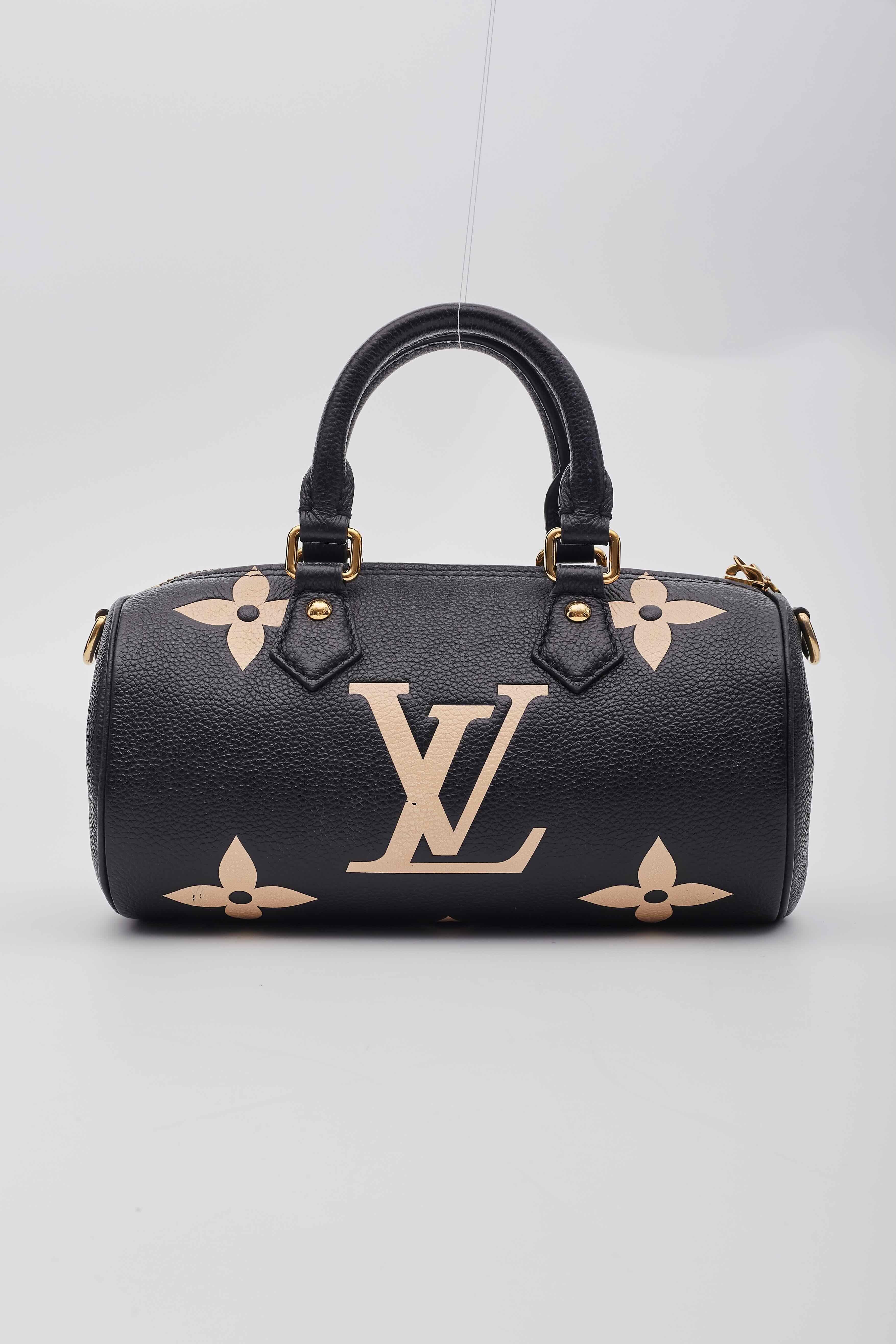 Louis Vuitton Monogram Black Empreinte Papillon BB Bag In Good Condition For Sale In Montreal, Quebec