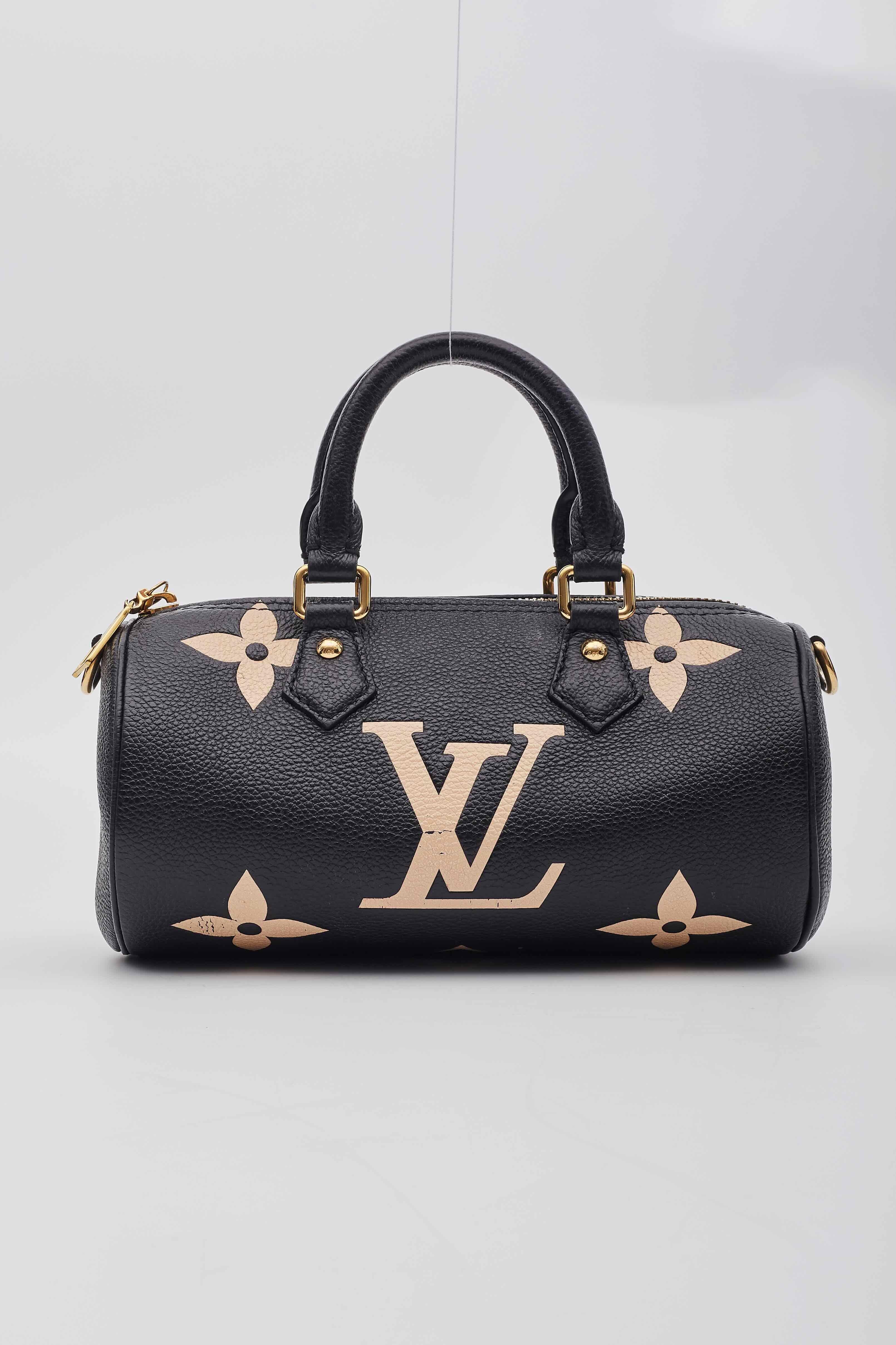 Women's Louis Vuitton Monogram Black Empreinte Papillon BB Bag For Sale