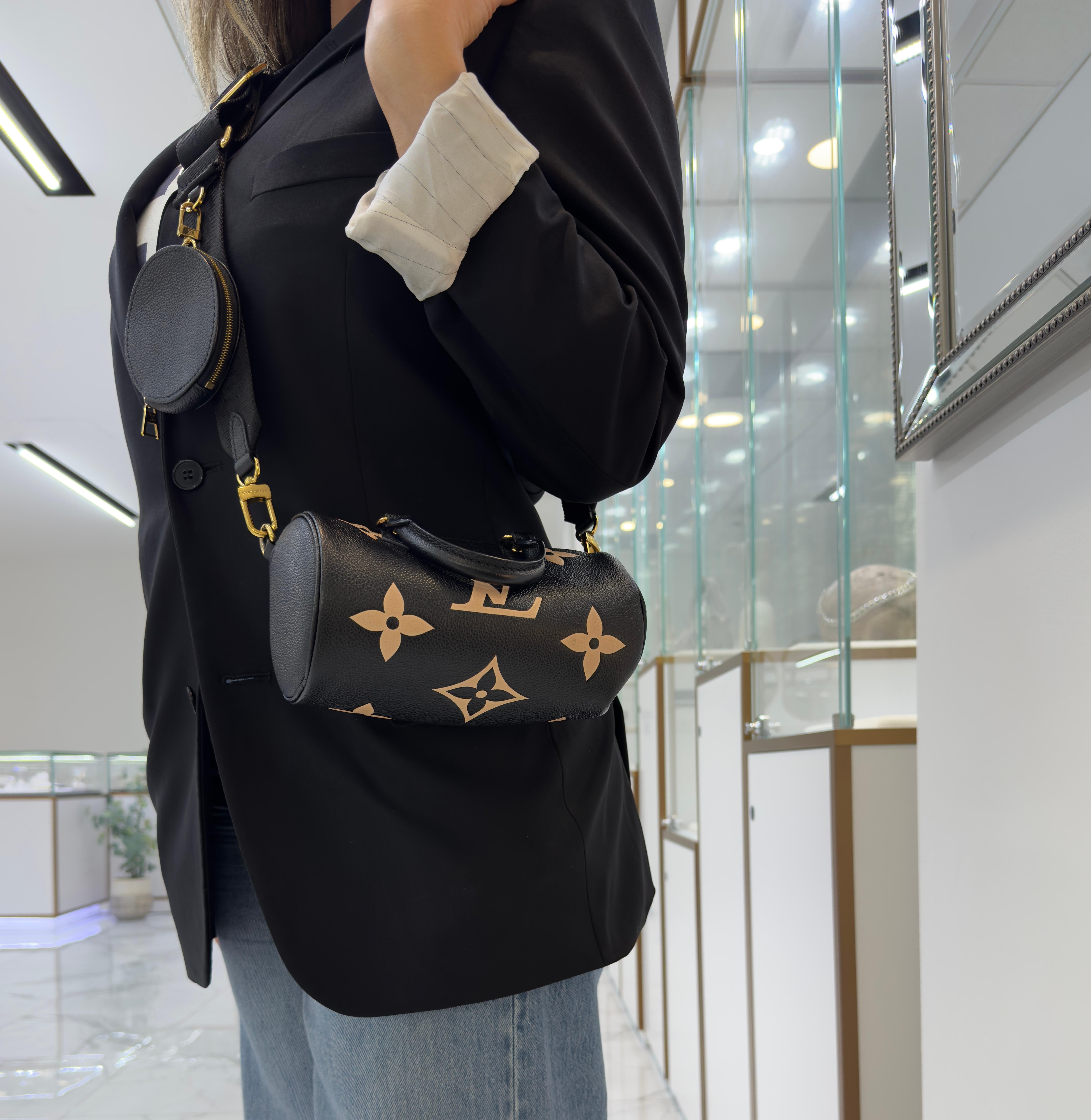 Louis Vuitton Monogram Black M45980 Empreinte Papillon BB Bag 6