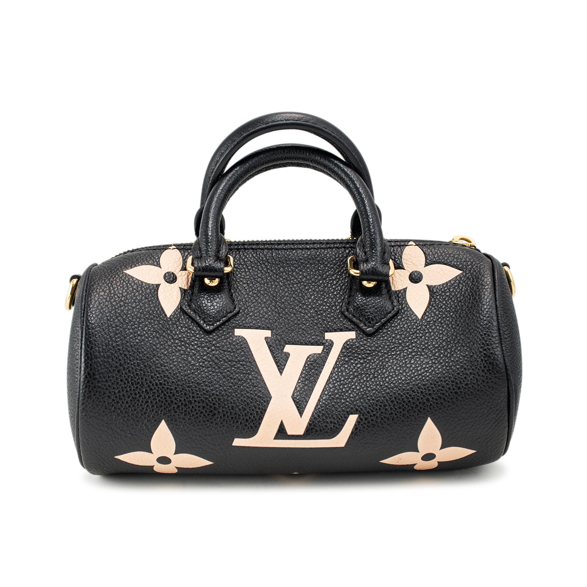 Louis Vuitton Monogram Black M45980 Empreinte Papillon BB Bag In Excellent Condition In Houston, US